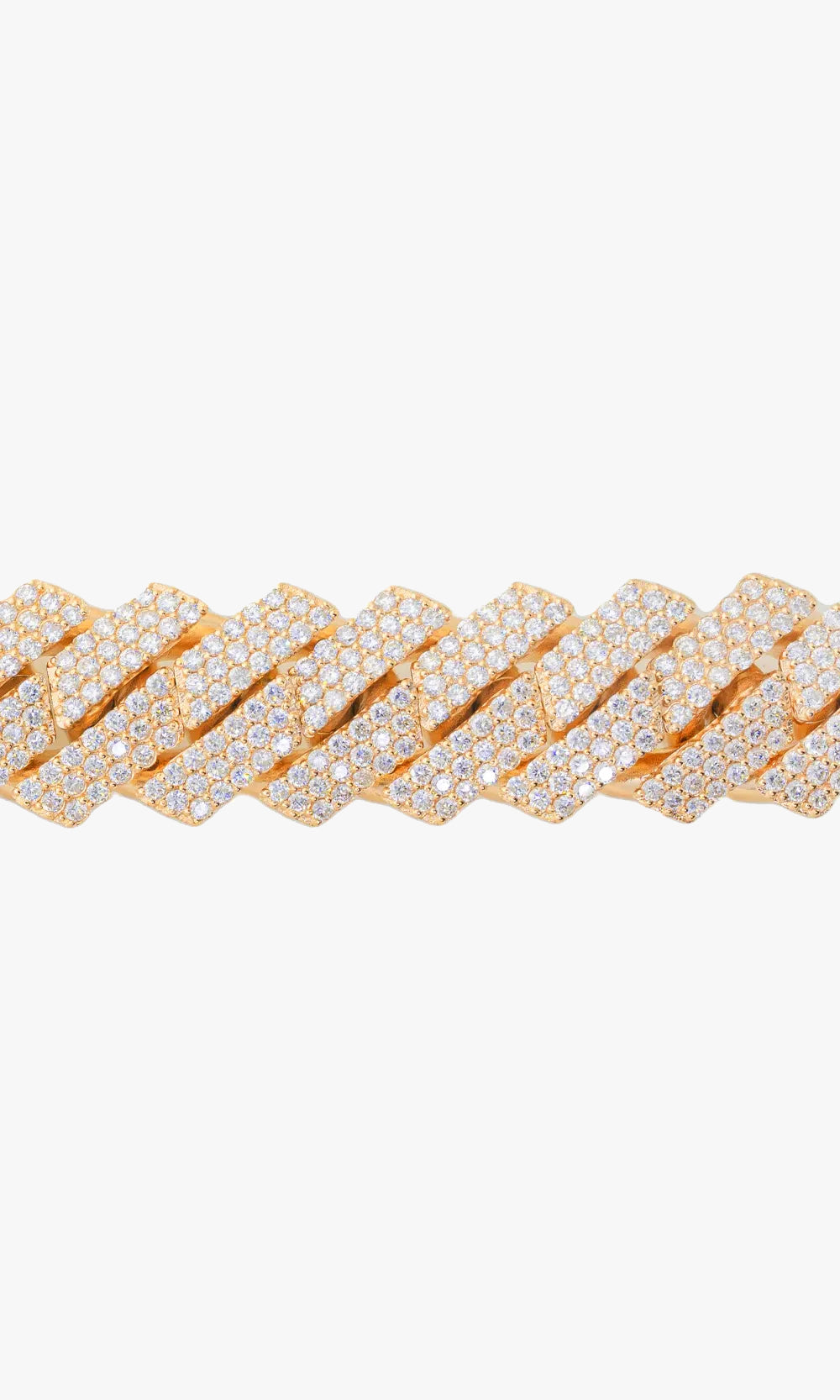 Iced Out Prong Cuban Bracelet