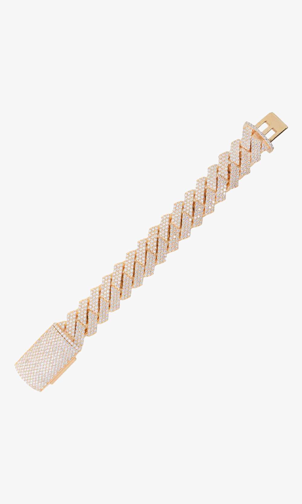 Iced Out Prong Cuban Bracelet