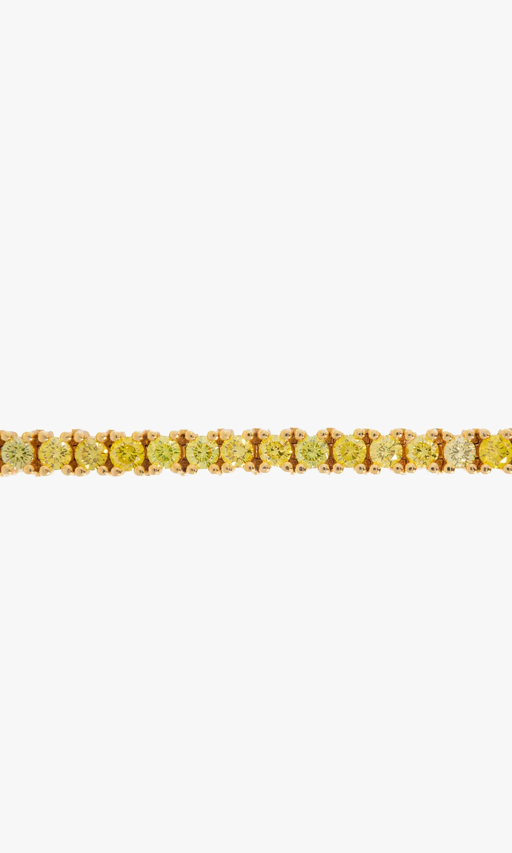 Yellow Diamond Tennis Bracelet