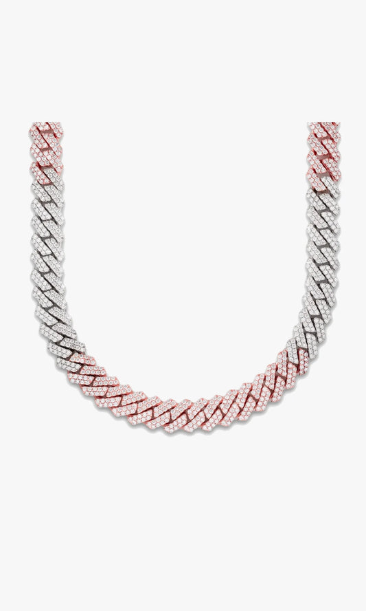 Cuban Link Chain With Diamonds