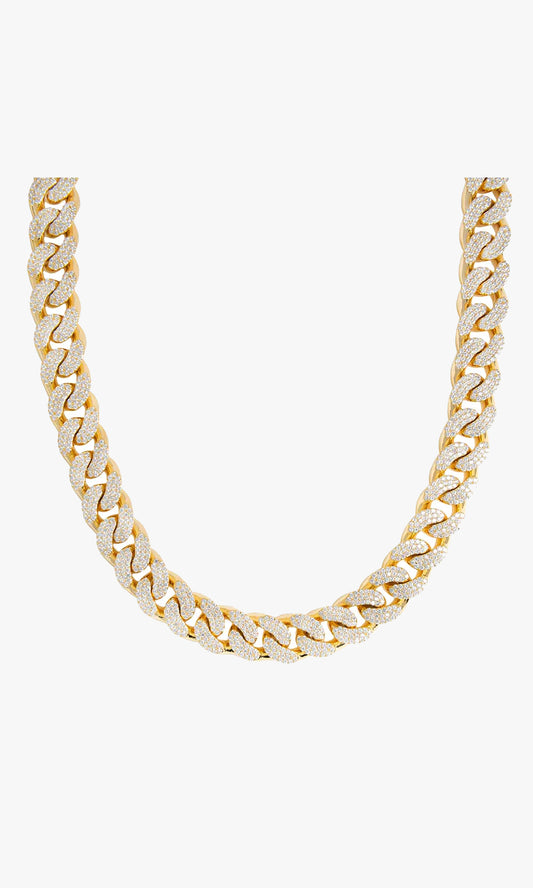 Miami Cuban Link Chain With Diamonds