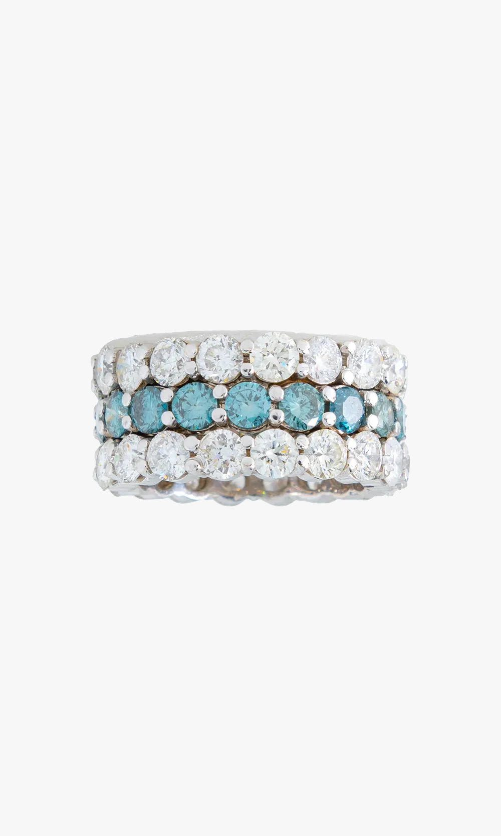 Diamond Eternity Ring 3 Row