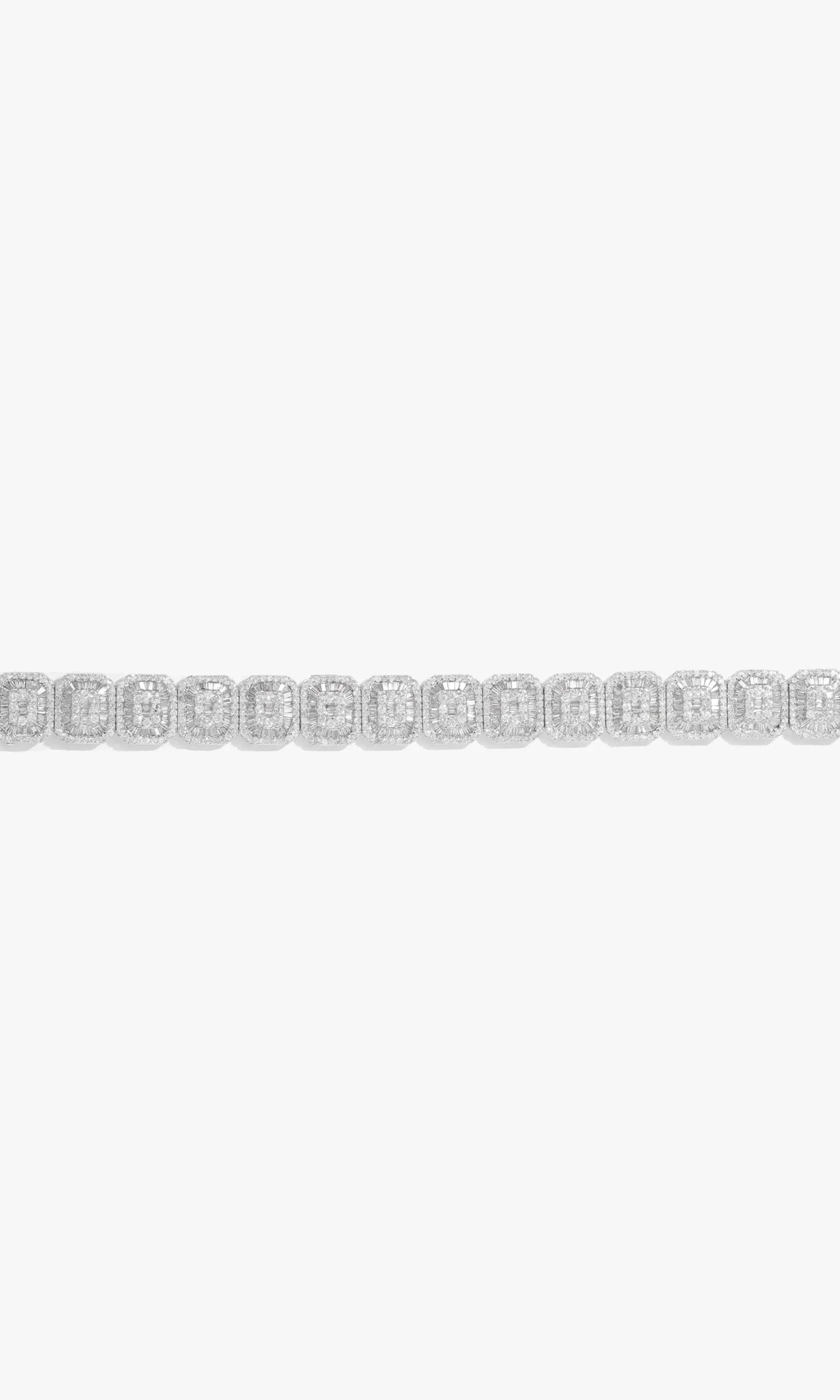 Bracelet with Diamonds And Baguettes