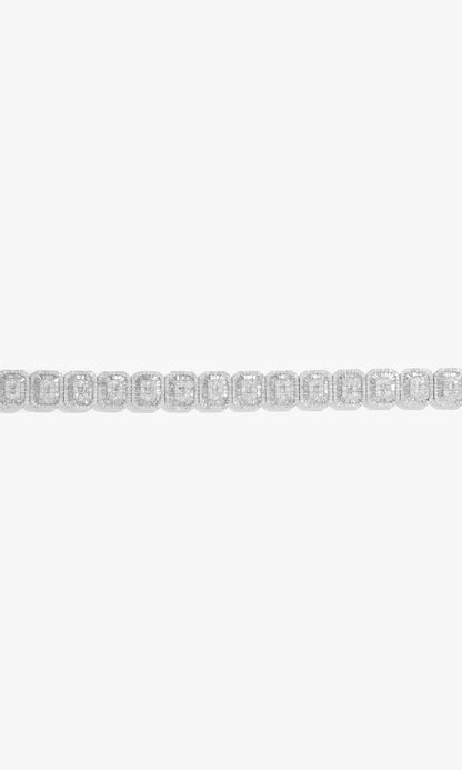 Bracelet with Diamonds And Baguettes