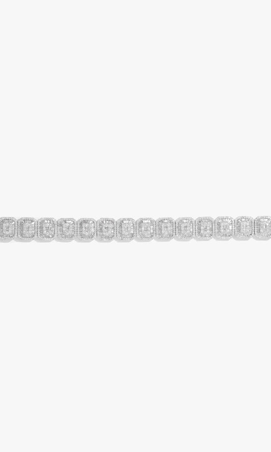 Bracelet with Diamonds And Baguettes