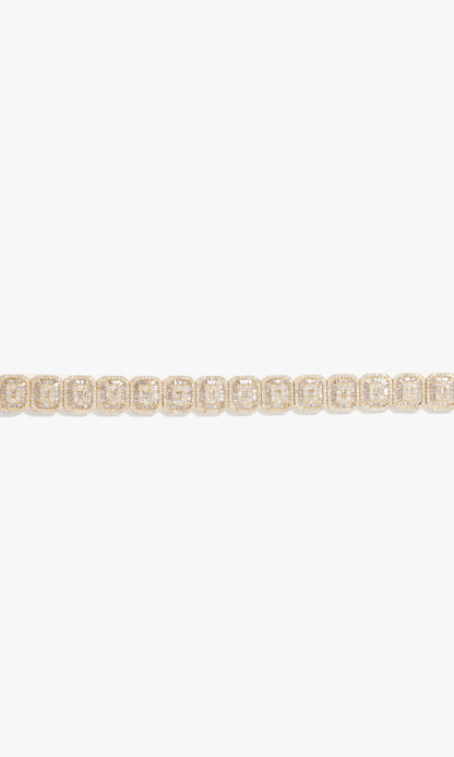 Bracelet with Diamonds And Baguettes