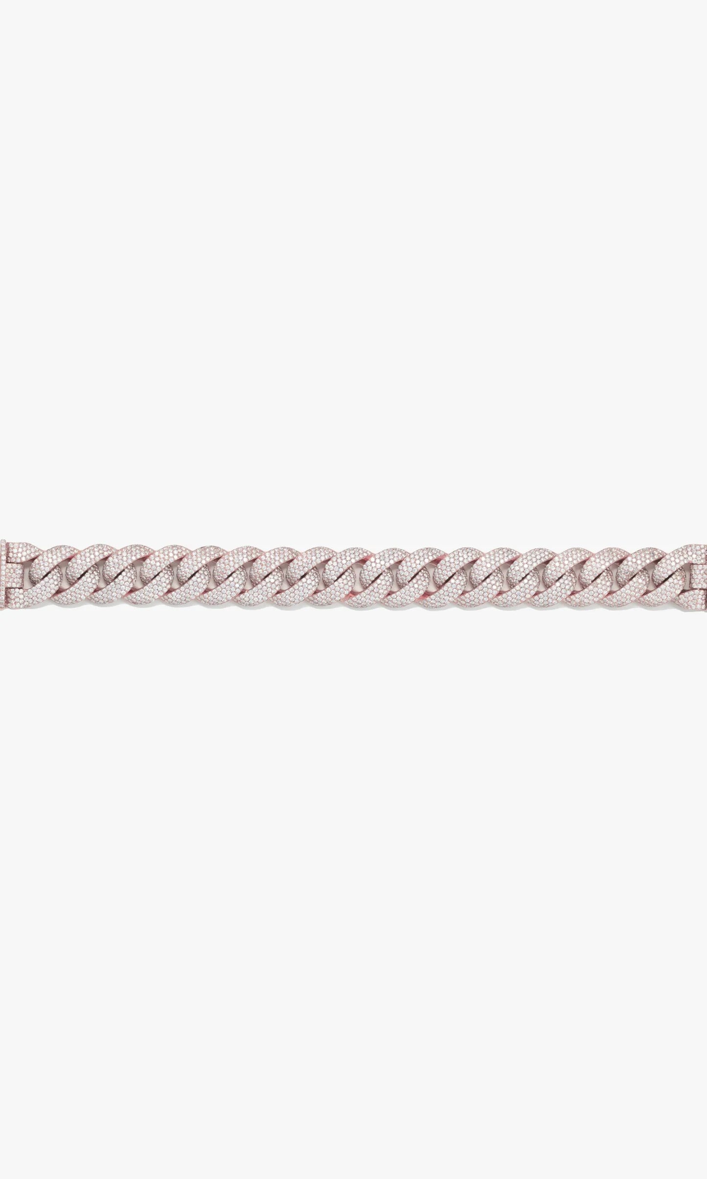 Cuban Link Bracelet With Diamond’s