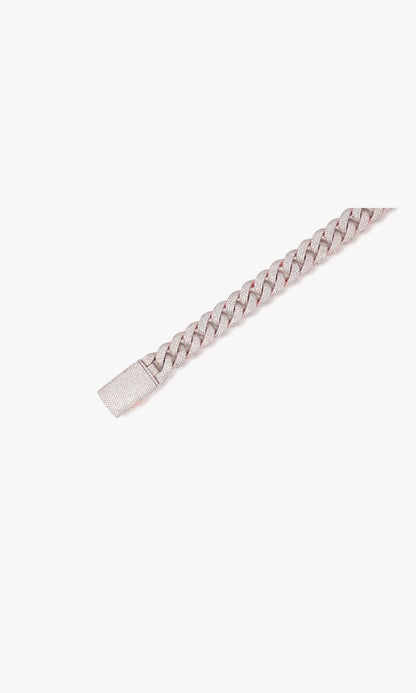 Cuban Link Bracelet With Diamond’s