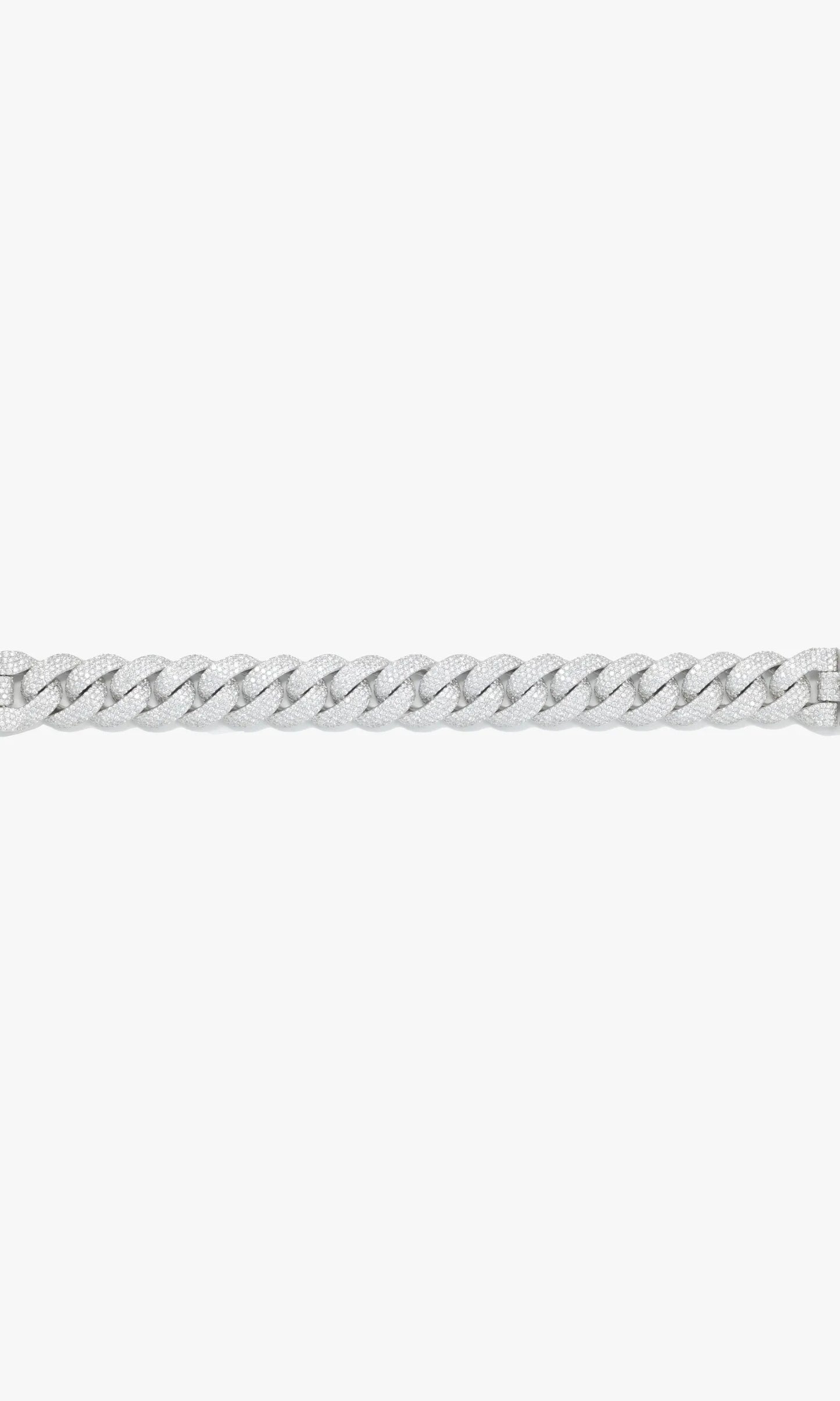 Cuban Link Bracelet With Diamond’s