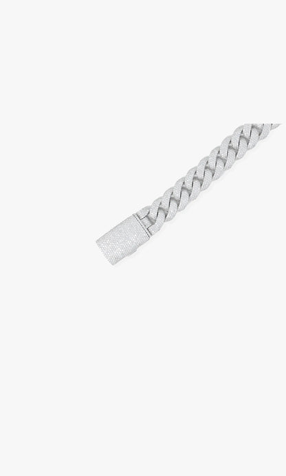Cuban Link Bracelet With Diamond’s
