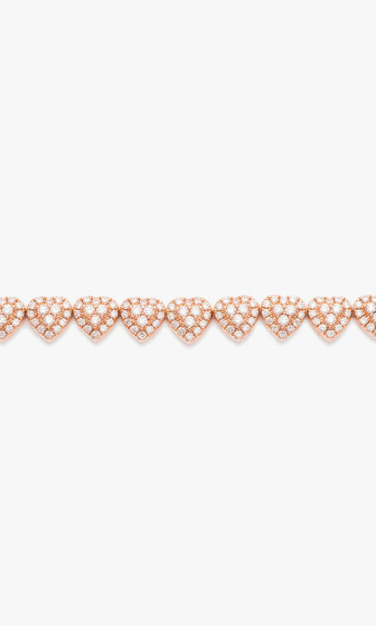 Heart Bracelet With Diamonds