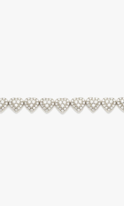 Heart Bracelet With Diamonds