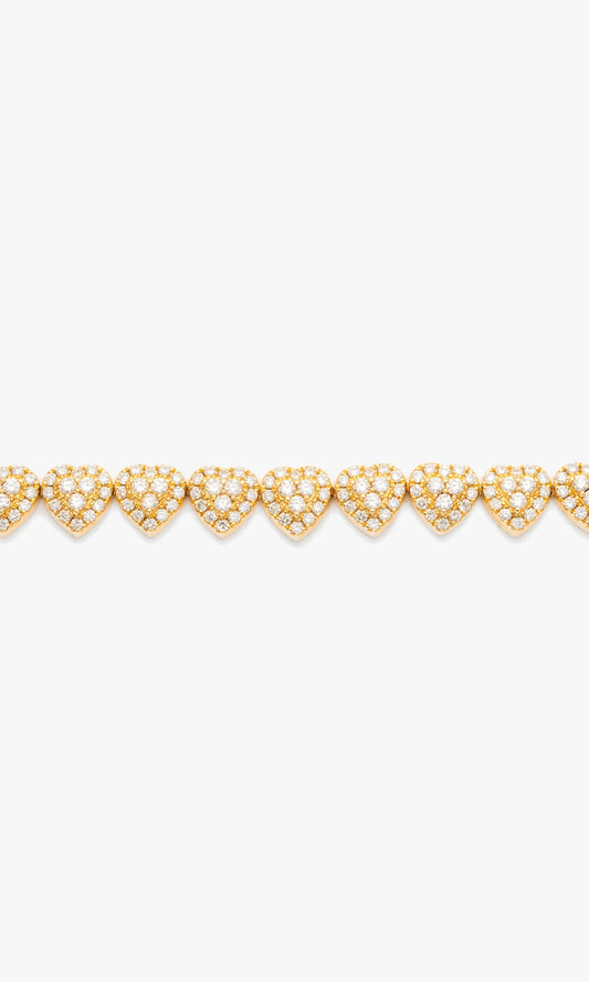 Heart Bracelet With Diamonds