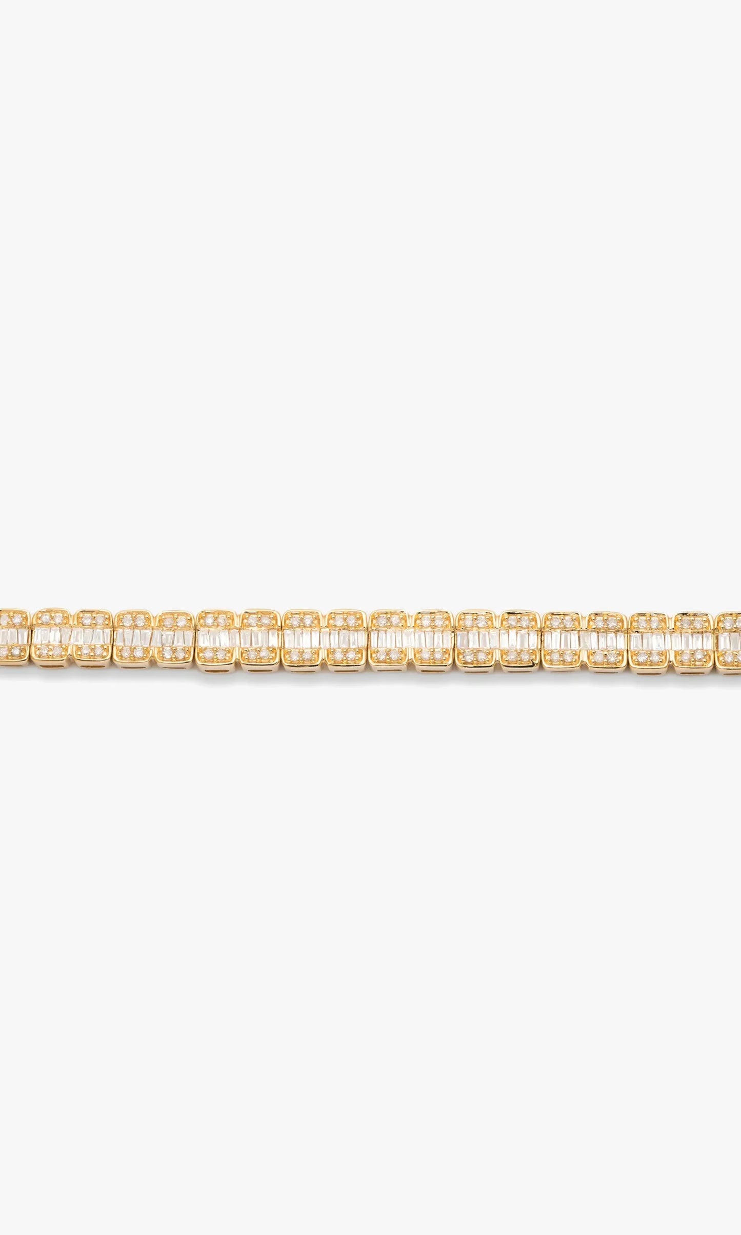 Bracelet with Diamonds And Baguettes