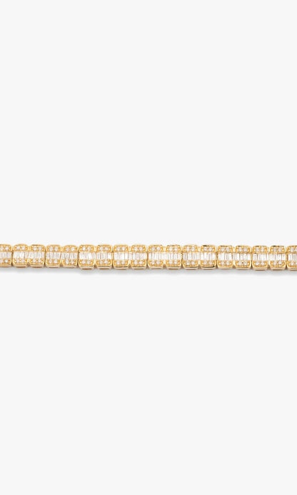 Bracelet with Diamonds And Baguettes
