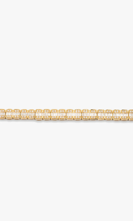 Bracelet with Diamonds And Baguettes