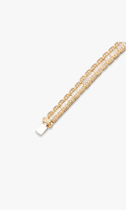 Bracelet with Diamonds And Baguettes