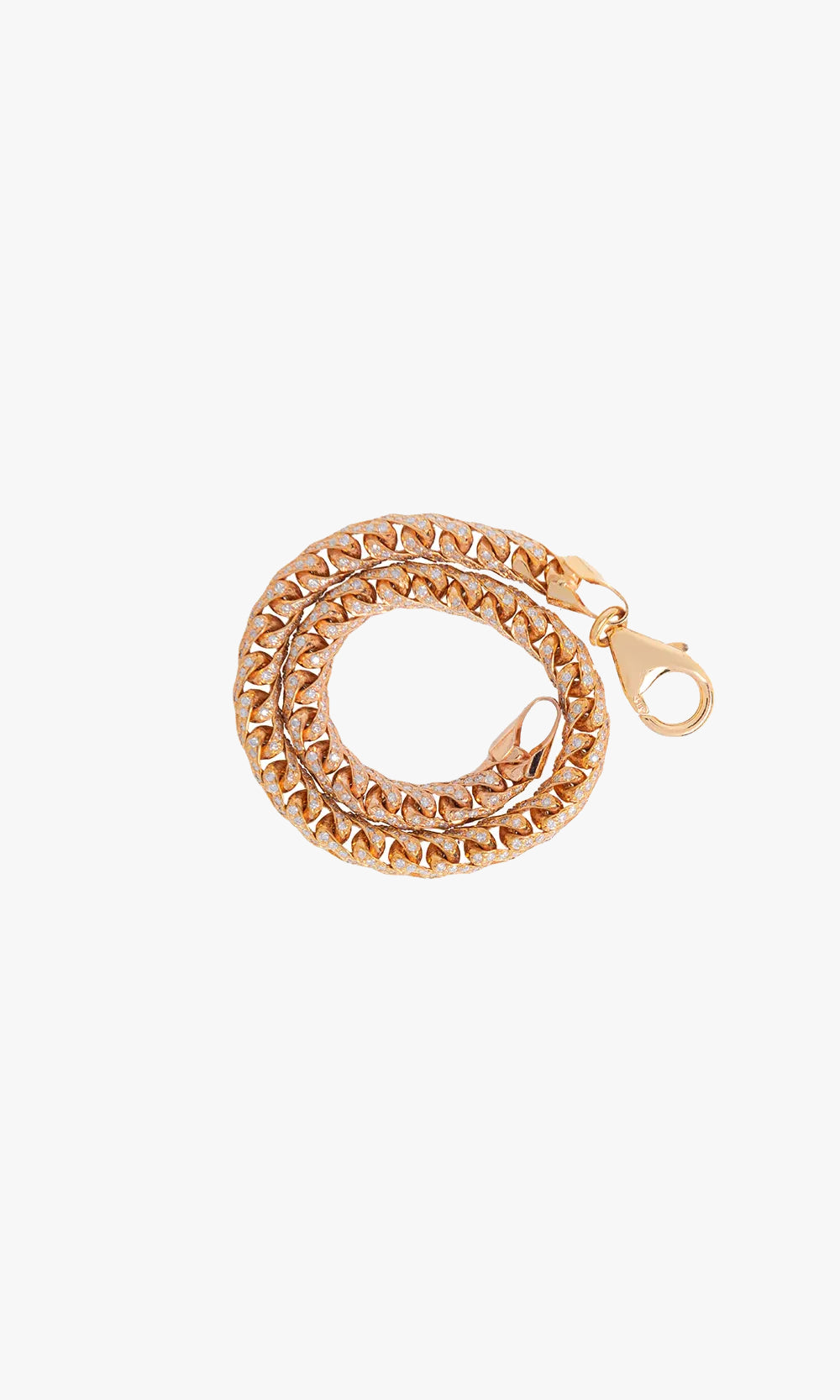 Diamond Franco link Bracelet