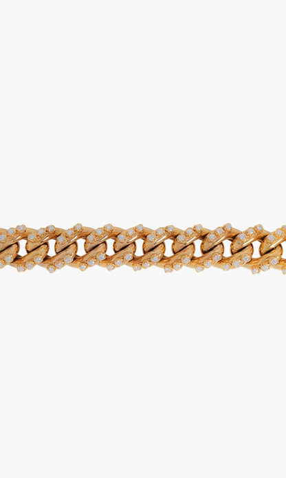 Diamond Hollow Cuban link Bracelet