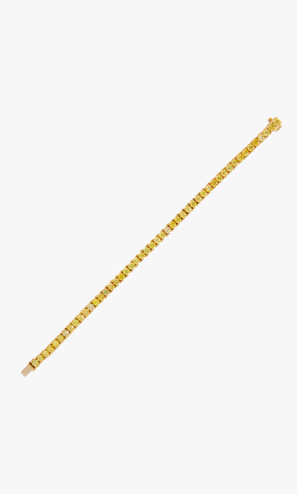 Yellow Diamond Tennis Bracelet