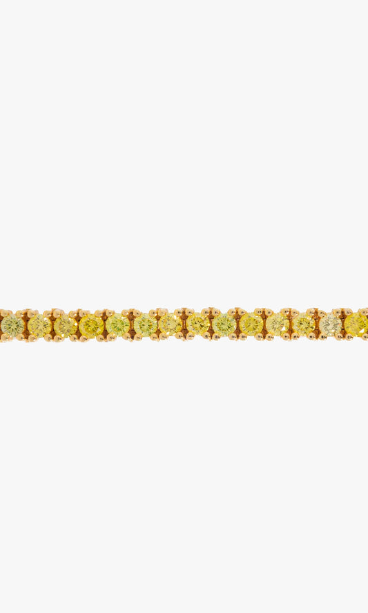 Yellow Diamond Tennis Bracelet