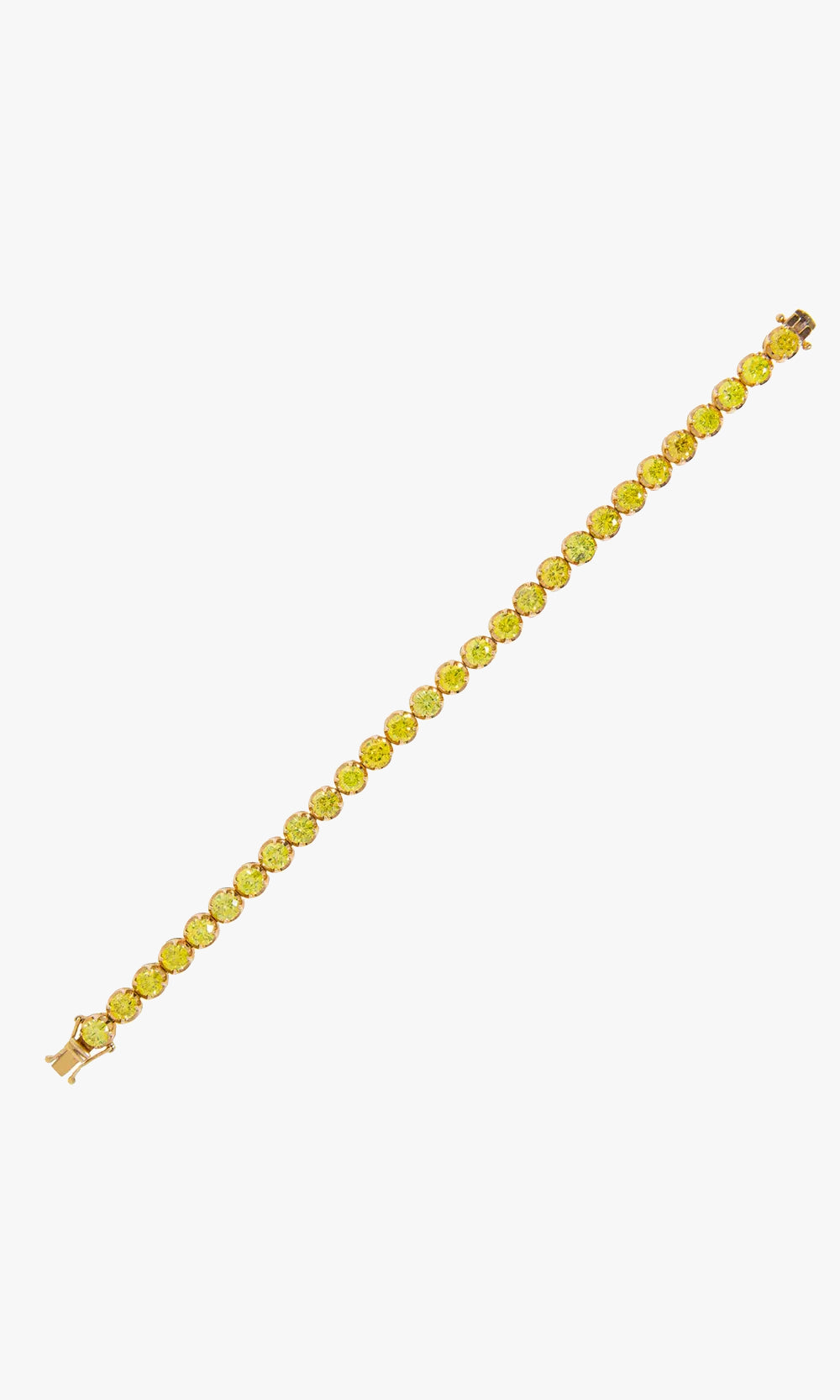 Yellow Diamond Tennis Bracelet