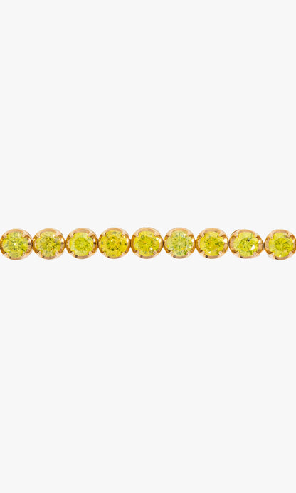 Yellow Diamond Tennis Bracelet