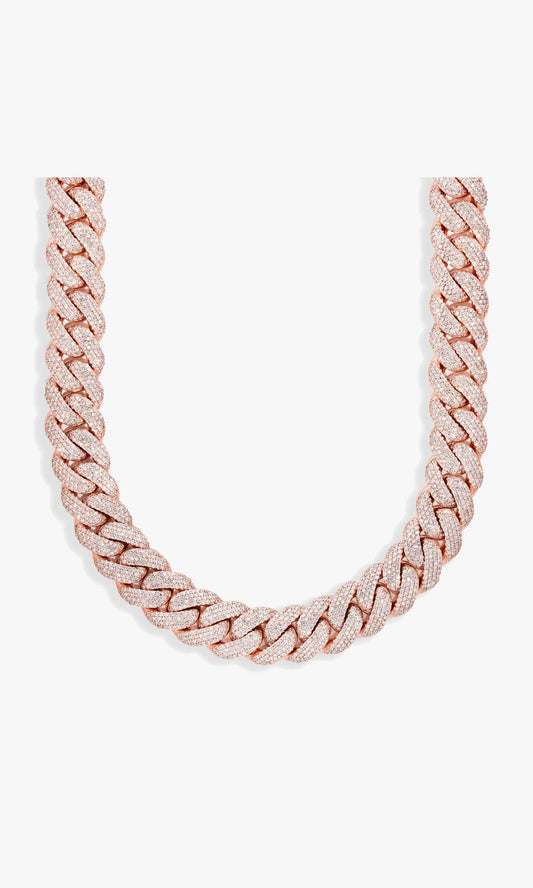 Cuban Link Chain With Diamonds