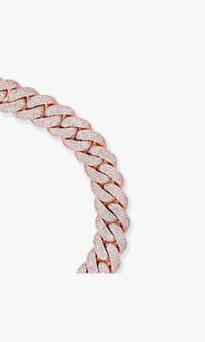 Cuban Link Chain With Diamonds