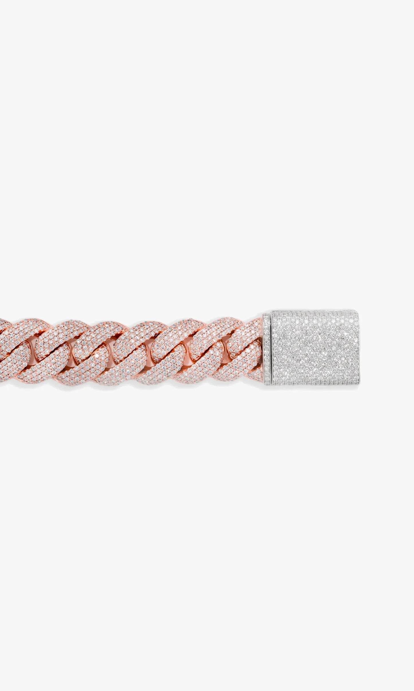 Cuban Link Chain With Diamonds