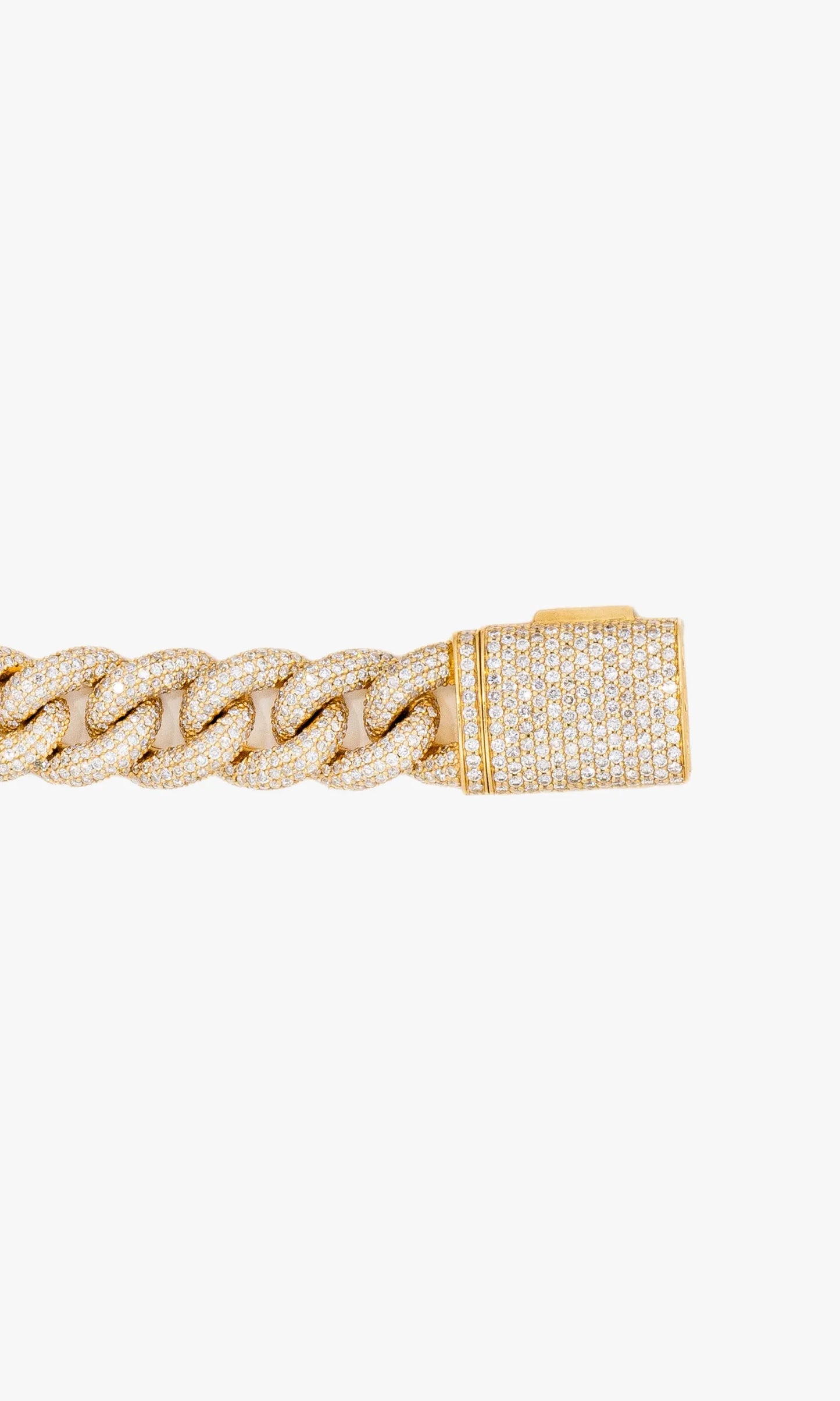 Infinity Cuban Link Chain With Diamonds