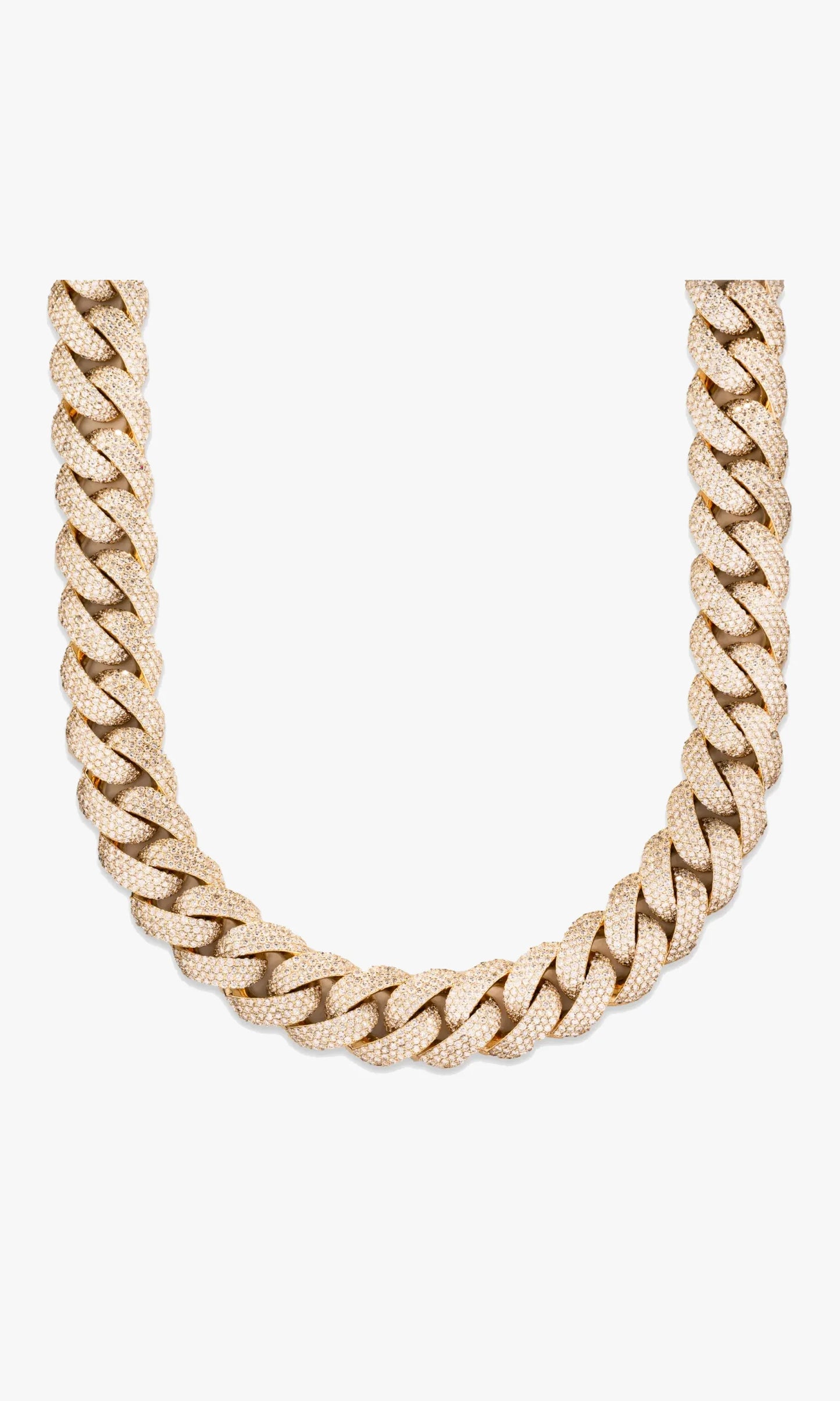 Cuban Link Chain With Diamonds