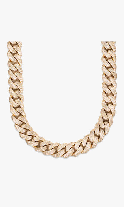 Cuban Link Chain With Diamonds