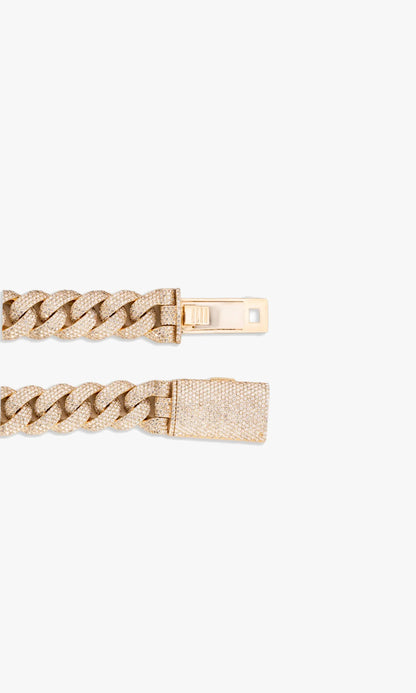 Cuban Link Chain With Diamonds