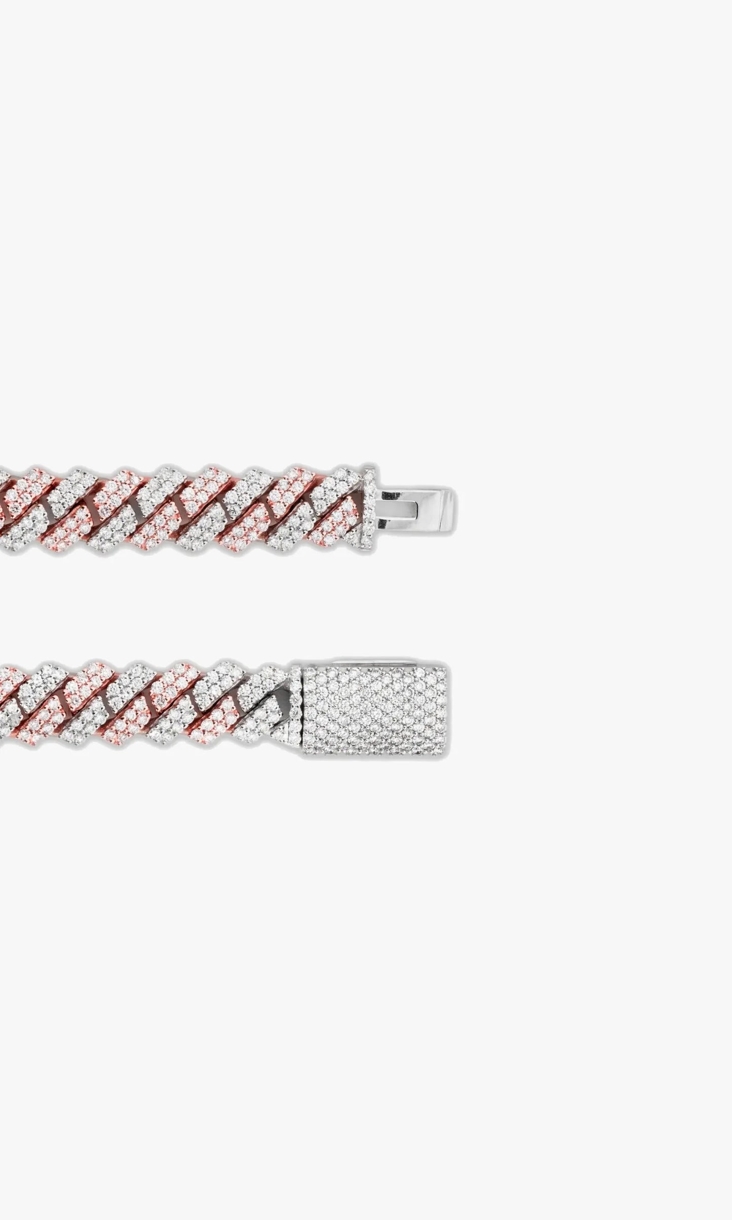 2Tone Cuban Link Diamond Chain