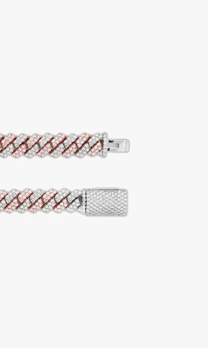 2Tone Cuban Link Diamond Chain