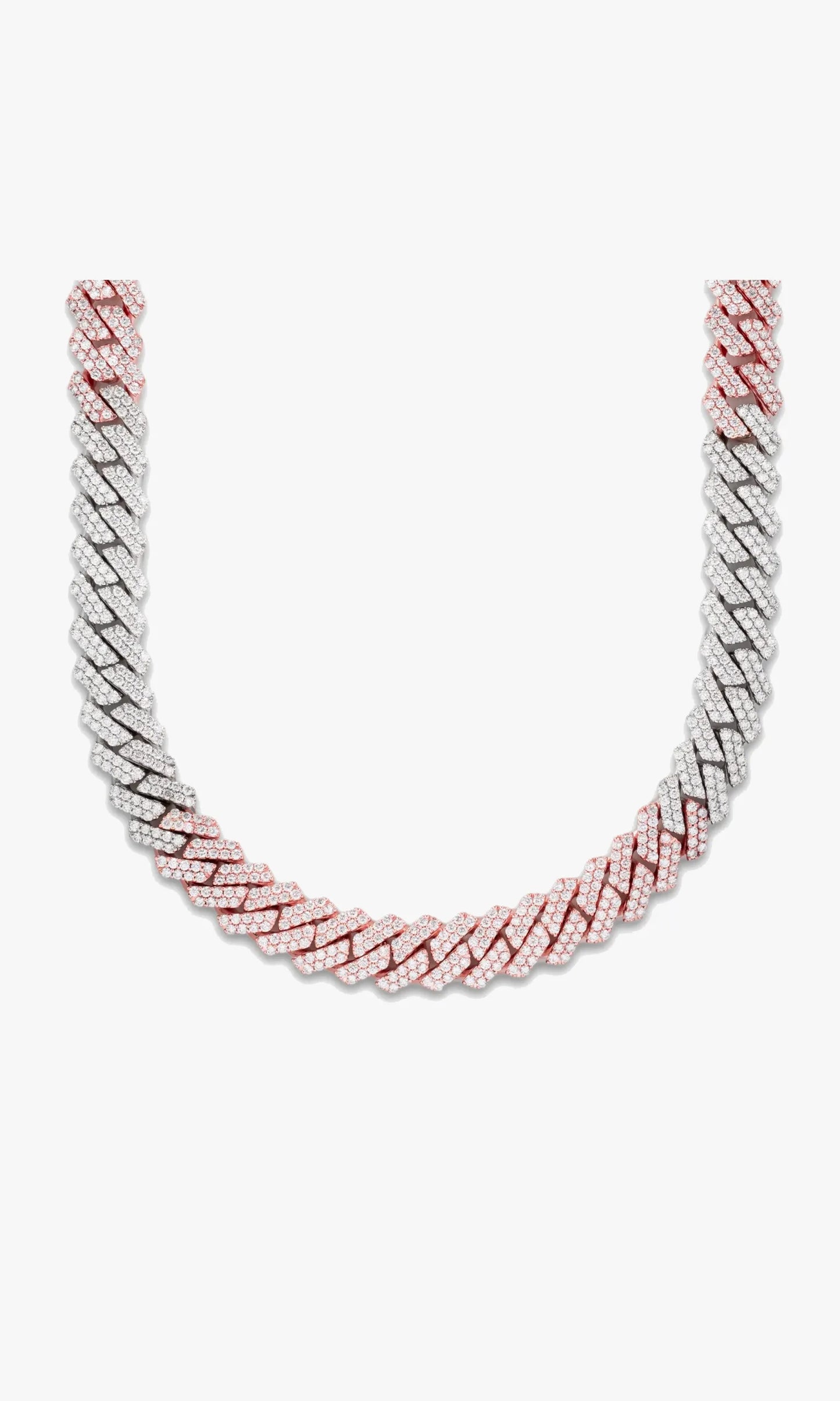 Cuban Link Chain With Diamonds