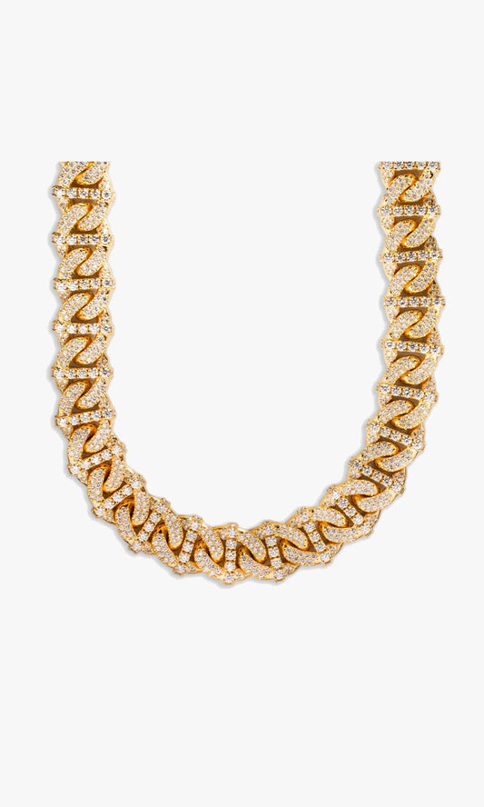 Cuban Chain With Diamonds