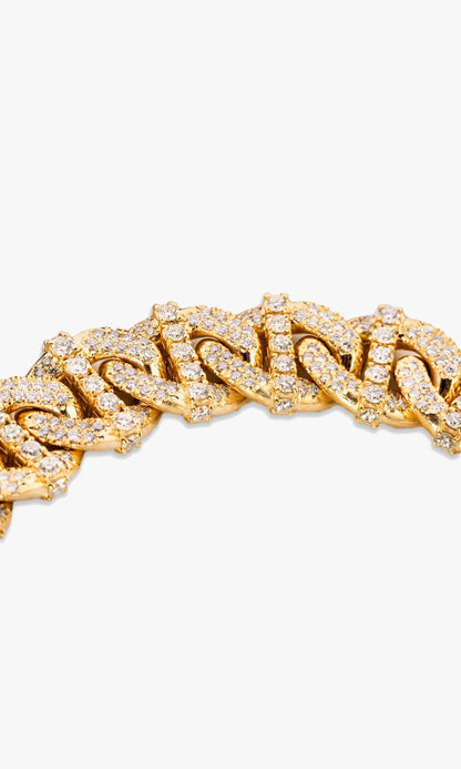 Cuban Chain With Diamonds