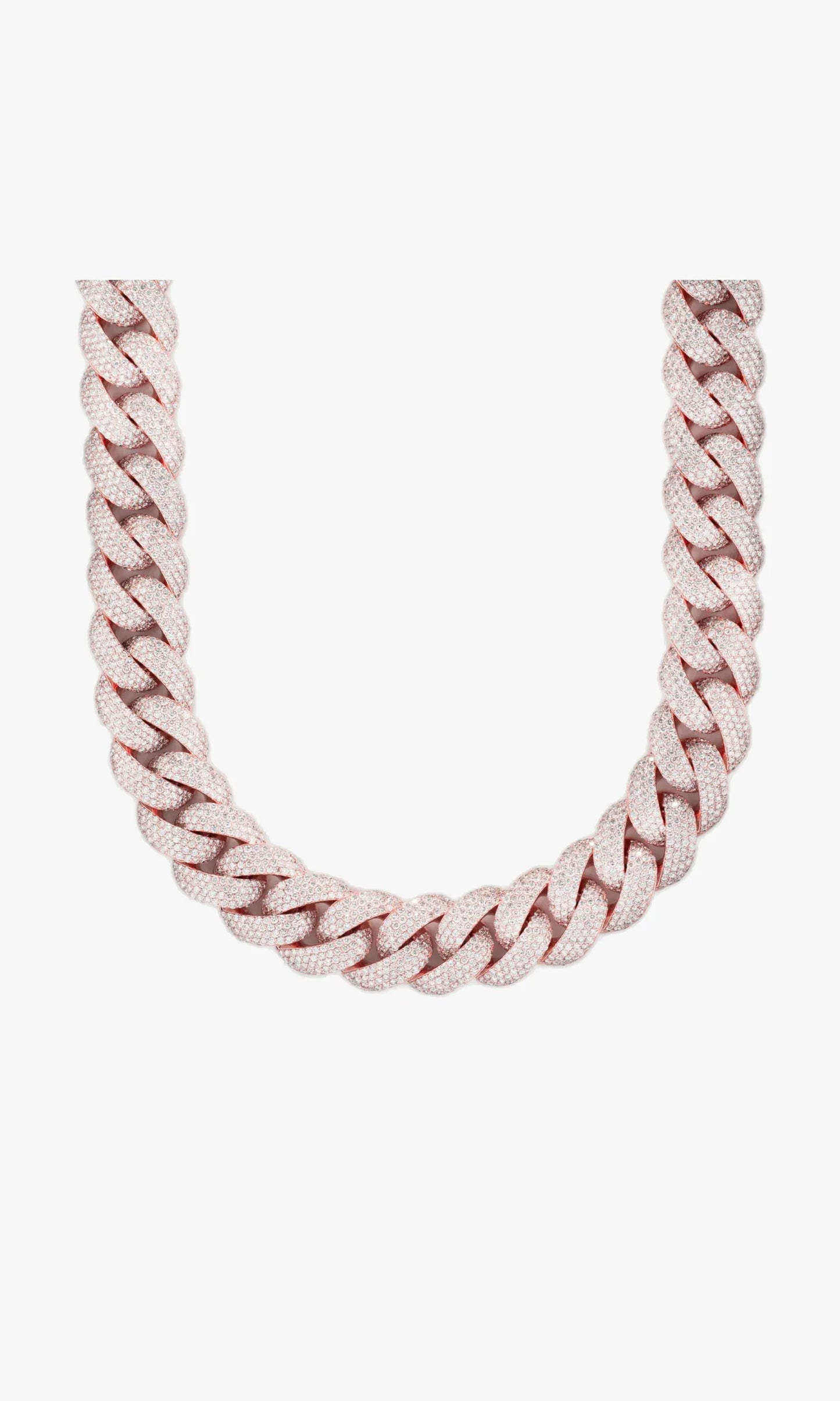 Cuban Link Chain With Diamonds