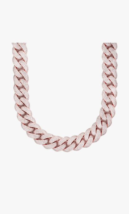 Cuban Link Chain With Diamonds