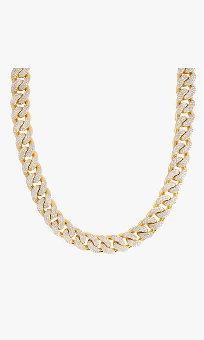 Miami Cuban Link Chain With Diamonds