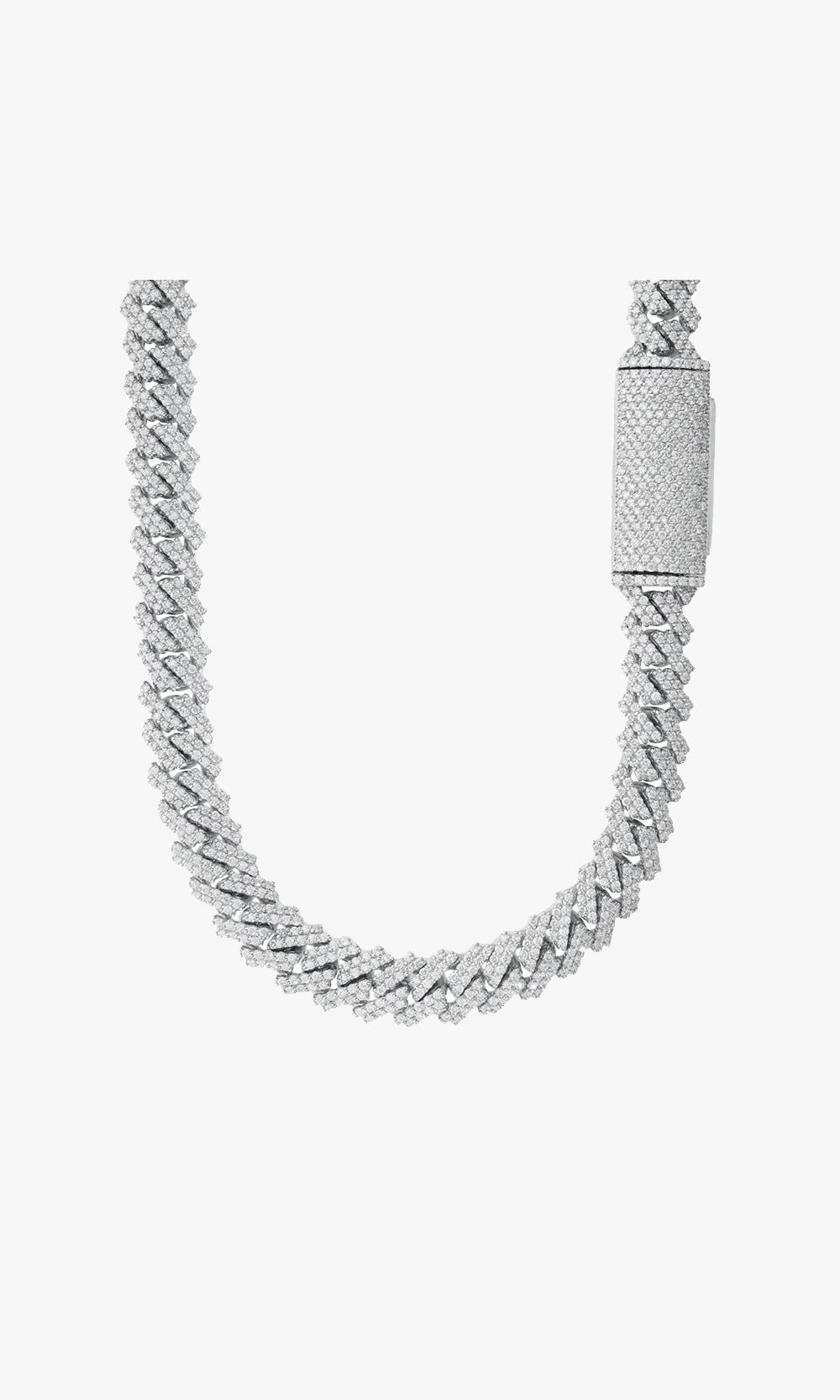 Cuban Link Chain With Diamonds