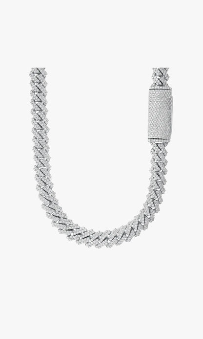 Cuban Link Chain With Diamonds
