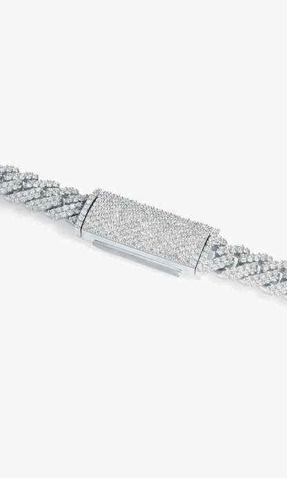 Cuban Link Chain With Diamonds
