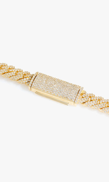 Cuban Link Chain With Diamonds