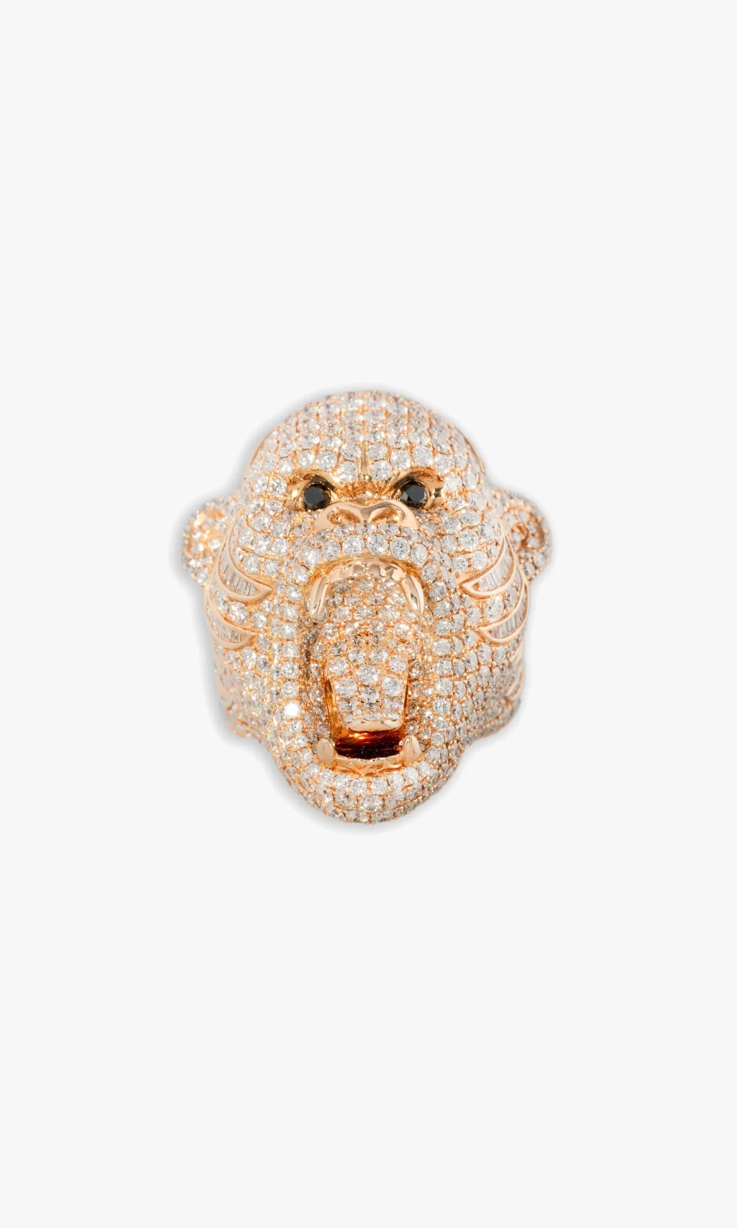 Gorilla Ring With Diamonds