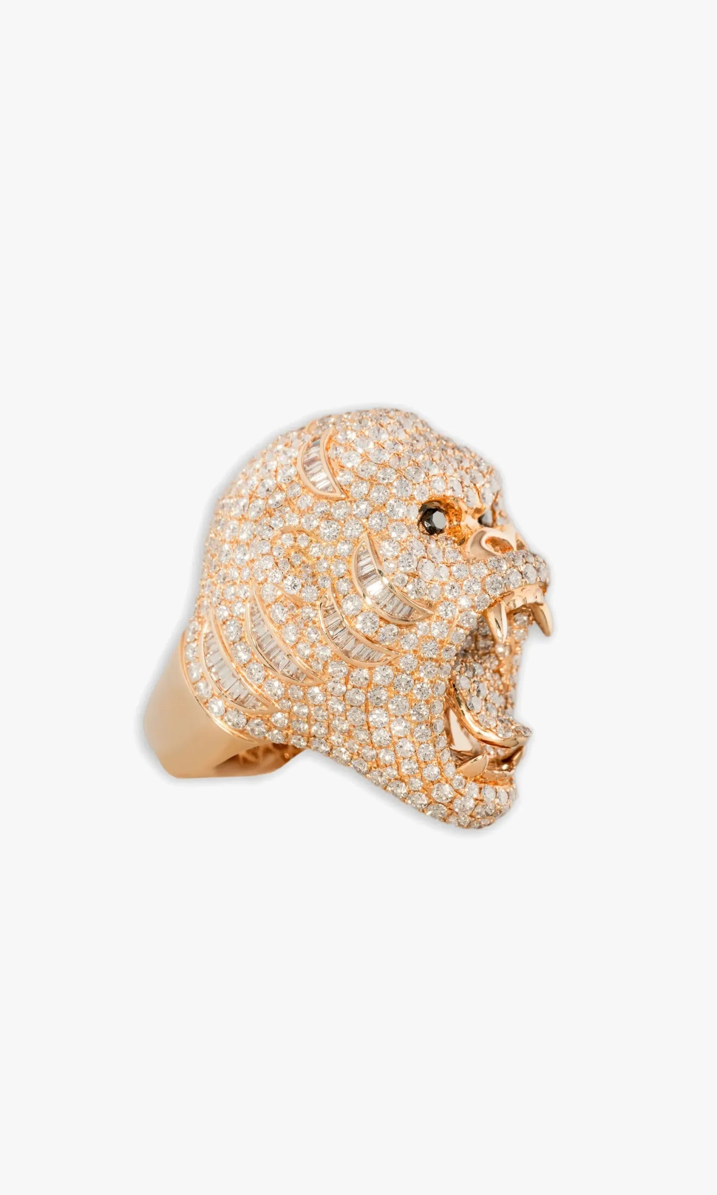 Gorilla Ring With Diamonds
