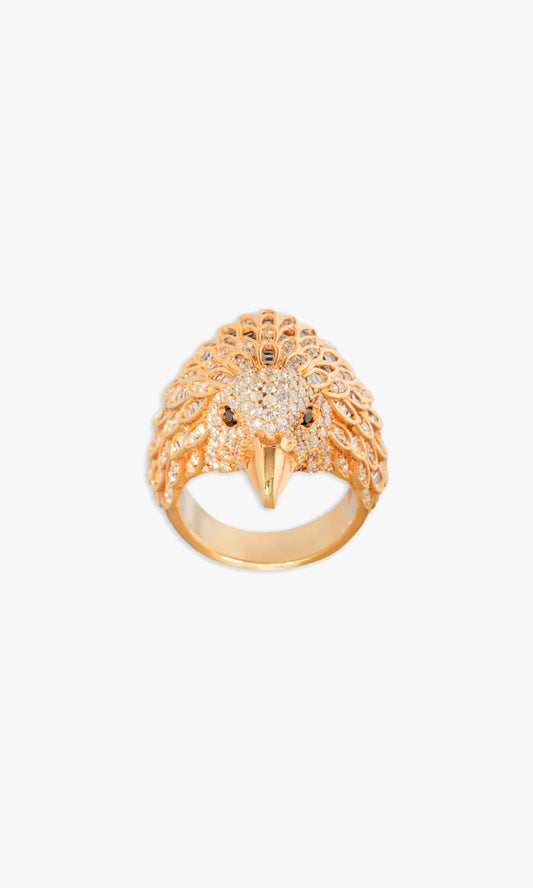 Eagle Ring With Diamonds