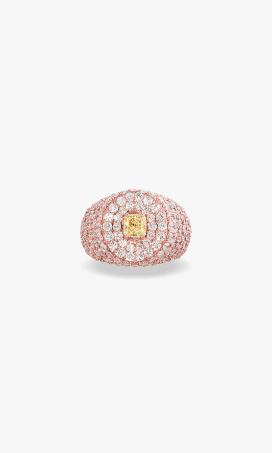 Diamond Ring With Center Stone